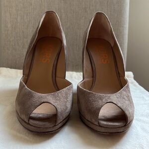 Michael Kors Peep Toe Wedges